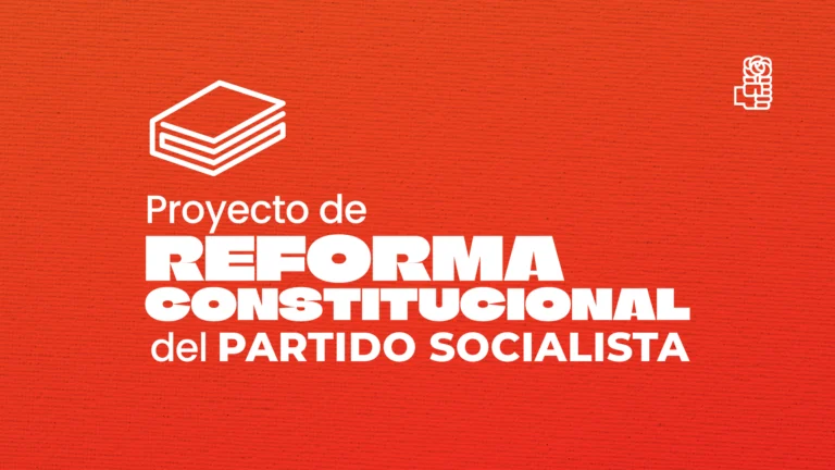 El Partido Socialista presentó su Proyecto de Reforma Constitucional